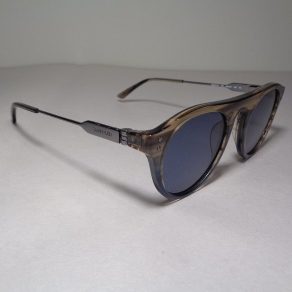 Calvin Klein CK20701S Taupe Blue Horn New Men\ display picture 1